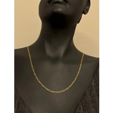 Altın Figaro Zincir Unisex Kolye