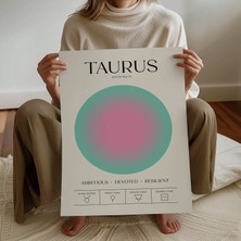 Pegziz Boğa Burcu Astroloji Poster Modern Minimal Duvar Dekoru