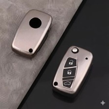 Midas Toptan Home Fiat Fiorino Uyumlu Smart 3 Buton Silikon Oto Anahtar Kumanda Kabı Kılıf Füme