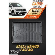 Panda Kılıf Volkswagen Caddy 2010 - 2015 Arası 4d Havuzlu Bagaj Havuzu