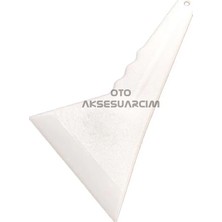 Midas Toptan Home Kısa Saplı Eğik Ince Ragle Cam Filmi Çekme Aparatı Beyaz 23X13CM