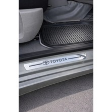 Carvian Toyota Krom Plastik 4 Parça Kapı Parlak Eşik Seti
