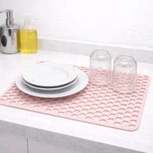 Sihome Kaydırmaz Silikon Lavabo Mat | Su Tahliyeli Bulaşık Kurutma & Çok Amaçlı Mutfak Mat