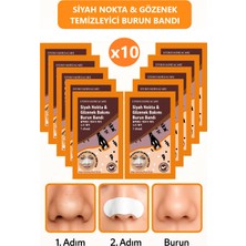 TBY Shop 10'lu Siyah Nokta ve Gözenek Temizleyici Burun Bandı