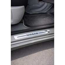 Carvian Nissan Uyumlu Özel Kapı Eşik Yazısı Krom