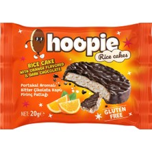 Hoopie Bitter Çikolata Kaplı Portakal Aromalı Glutensiz Pirinç Patlağı 20G- 6 Adet