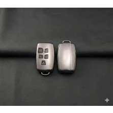 Midas Toptan Home Land Rover Range Rover 2010-2018 Uyumlu Smart 3 Buton Silikon Oto Anahtar Kumanda Kabı Kılıf Gri