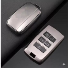 Midas Toptan Home Land Rover Range Rover 2018 Sonrası Uyumlu Smart 3 Buton Silikon Oto Anahtar Kumanda Kabı Kılıf Gri