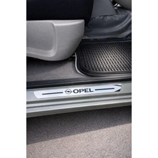 Carvian Opel Krom Plastik 4 Parça Kapı Parlak Eşik Seti