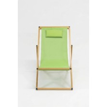 Missidea  Alüminyum Katlanır Bahçe Sandalyesi  Easy Meşe Green