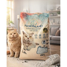 Northland Aktif Karbonlu Doğal Bentonite Kedi Kumu 20 Lt