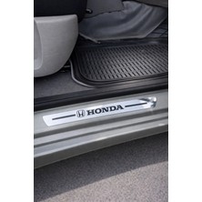 Carvian Honda Uyumlu Özel Kapı Eşik Yazısı Krom