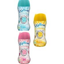 Wellnax Granül Çamaşır Parfümü Moonlight-Pink Velvet-Sun Rising 380GR 3 Çeşit