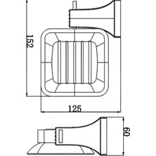 Fontana - Sabunluk Altın, Cam Outlet - FD-91202-