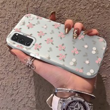 HONTINGA Samsung Galaxy S20 Fe ile Uyumlu Kılıfı Silikon Kenar Sert Arka Düşüme Önleyici Basitlik Anti Düşme Kamera Korumali Çiçek Desen Telefon Kılıfı Kadın ve Erkek Için Uygundur K1-0833