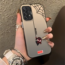 HONTINGA Samsung Galaxy A52S 5g ile Uyumlu Kılıfı Silikon Kenar Sert Arka Düşüme Önleyici Basitlik Anti Düşme Kamera Korumali Spider Man Desen Telefon Kılıfı Kadın ve Erkek Için Uygundur K1-0835