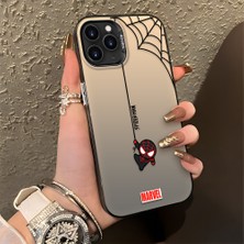 HONTINGA iPhone 11 Pro Max ile Uyumlu Kılıfı Silikon Kenar Sert Arka Düşüme Önleyici Basitlik Anti Düşme Kamera Korumali Spider Man Desen Telefon Kılıfı Kadın ve Erkek Için Uygundur K1-0835