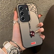 HONTINGA Tecno Camon 40 ile Uyumlu Kılıfı Silikon Kenar Sert Arka Düşüme Önleyici Basitlik Anti Düşme Kamera Korumali Spider Man Desen Telefon Kılıfı Kadın ve Erkek Için Uygundur K1-0835