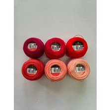 Dmc Koton Perle 12 Numara - Kırmızı Tonları Set