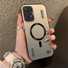 HONTINGA Samsung Galaxy A52S 5g ile Uyumlu Kılıfı Silikon Kenar Sert Arka Düşüme Önleyici Basitlik Anti Düşme Kamera Korumali Yaratıcı Desen Telefon Kılıfı Kadın ve Erkek Için Uygundur K1-0841