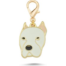 Dali's Dogo Argentino Altın Kaplama Mineli Aksesuar