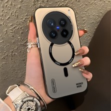 HONTINGA Vivo X200 Pro ile Uyumlu Kılıfı Silikon Kenar Sert Arka Düşüme Önleyici Basitlik Anti Düşme Kamera Korumali Yaratıcı Desen Telefon Kılıfı Kadın ve Erkek Için Uygundur K1-0841