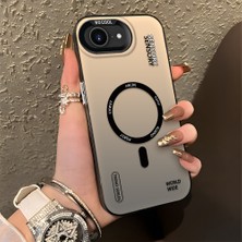 HONTINGA iPhone 17E ile Uyumlu Kılıfı Silikon Kenar Sert Arka Düşüme Önleyici Basitlik Anti Düşme Kamera Korumali Yaratıcı Desen Telefon Kılıfı Kadın ve Erkek Için Uygundur K1-0841
