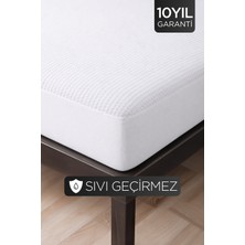 Dream Time 3D Premium Bambu Desen Sıvı Geçirmez Fitted Alez | Jakarlı Ultra Sessiz Yatak Koruyucu