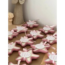 Çağıl Candles 10 Adet Kişiye Özel Yıldız Mum Hediyelik – Nişan Nikah Baby Shower Hediyesi – Kokulu Dekoratif Mum