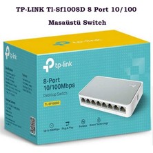 TP-Link Tp-Lınk LS1008 8 Port 10/100 Mbps Masaüstü Swıtch