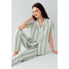 Arnetta 3589 Kadın Önden Düğmeli Pijama Takım