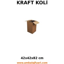 Barışkan Taşıma Kolisi Ekstra Yüksek  42X42X82CM  Kraft,  Hacimli Eşya Kutusu 5ADET