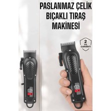 GIGA Sıfır Tıraş Makinesi Dijital Göstergeli Paslanmaz Çelik Bıçaklı Taşınabilir