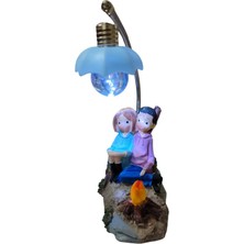 Famemus Accessory Oturan Çift Model Biblo Hediyelik 13*20 cm