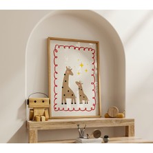 (Çerçevesiz) Zürafa Çocuk Odası Poster