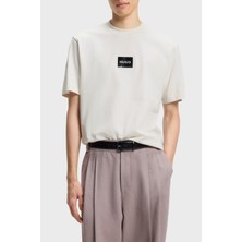 Hugo Pamuklu Relaxed Fit Logolu Bisiklet Yaka T Shirt Erkek T Shirt 50557445 102
