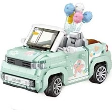 Osense LZ-1132  balon Arabası Yeşil 779 Parça Block Oyuncak