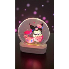 Famemus Accessory Kuromi Işıklı Çok Şık Hediyelik Biblo Ürün Boyut:15 Cm(Usb Kablolu Takılı Çalışır)