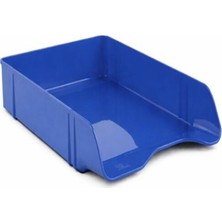 Ark Mavi Plastik Evrak Rafı Tekli