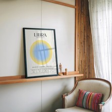 Pegziz Terazi Burcu Astroloji Tablosu Modern Minimalist Duvartablosu