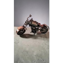 Famemus Accessory Metal Büyük Boy Metal Dekor Çok Şık Metal Motorbisiklet BOYUT:27CM
