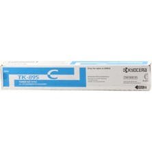Kyocera TK-895C Cyan Mavi Orjinal Fotokopi Toneri FS-C8020-8025-8520-8525 6.000 Sayfa