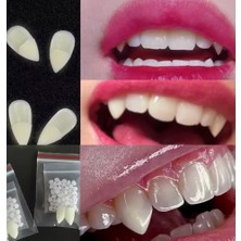 Kurbaa Reçine Vampir Dişi A1 Ton Doğal Diş Rengi Vampir Dişleri 2 gr Diş Onarım ve Tamir Granüllü