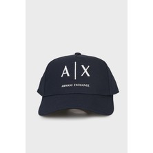 Armani Exchange % 100 Pamuk Logolu Şapka Erkek Şapka XM002696 AF15502 MB106
