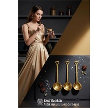 Tios Shop Krm 3 Lü Şeker ve Ölçü Kaşığı Vintage Design 715870 Krm