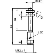 Pepperl+Fuchs 304615-0058 NBB2-8GM40-E2-V1  Pepperl-Fuchs