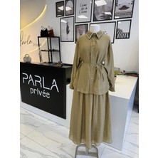 Parla Prive Parla Şifon Etekli Takım