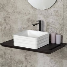 Fontana - Yüksek Tip Lavabo Bataryası Siyah Outlet - FM-2325-