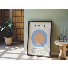 Pegziz Başak Burcu Astroloji Tablosu Modern Minimalist Duvar Tablosu