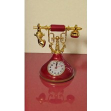 Famemus Accessory Lüsk Plastik Dekoratif ve Hediyelik Telefon Şeklinde Çalarsaat